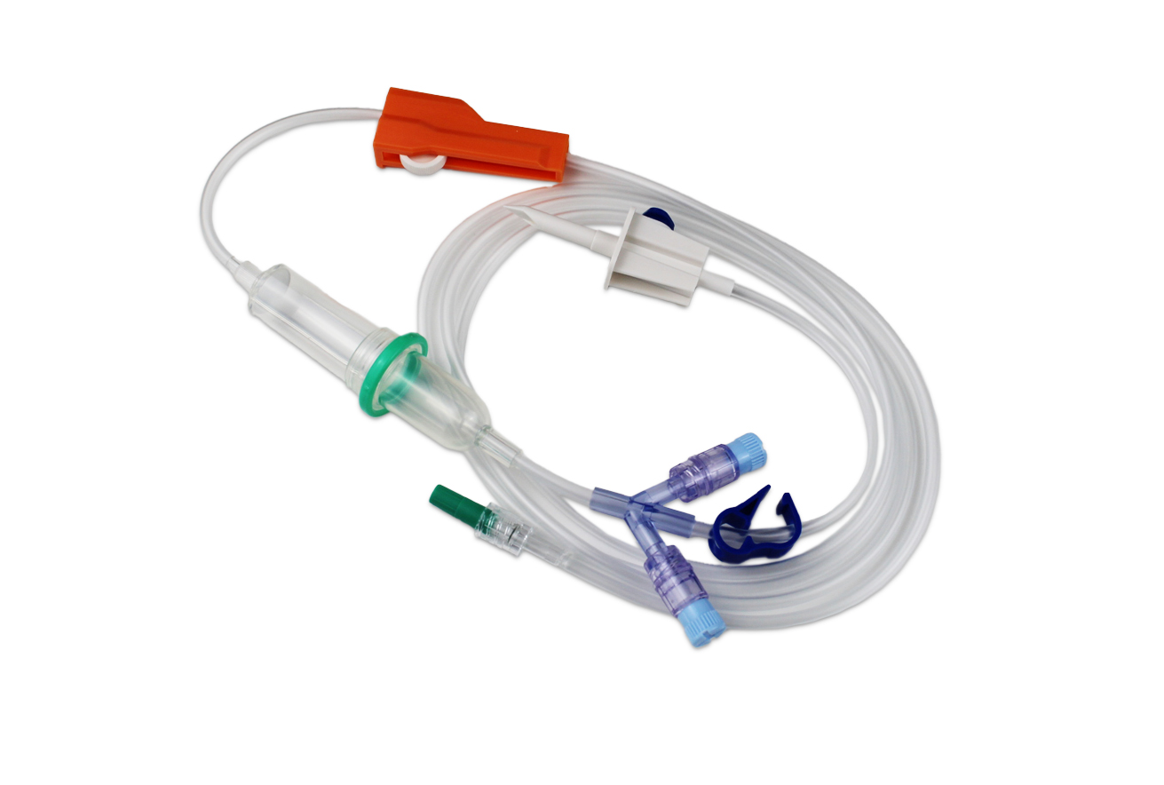 Cytostatic Infusion Line, for Flushing