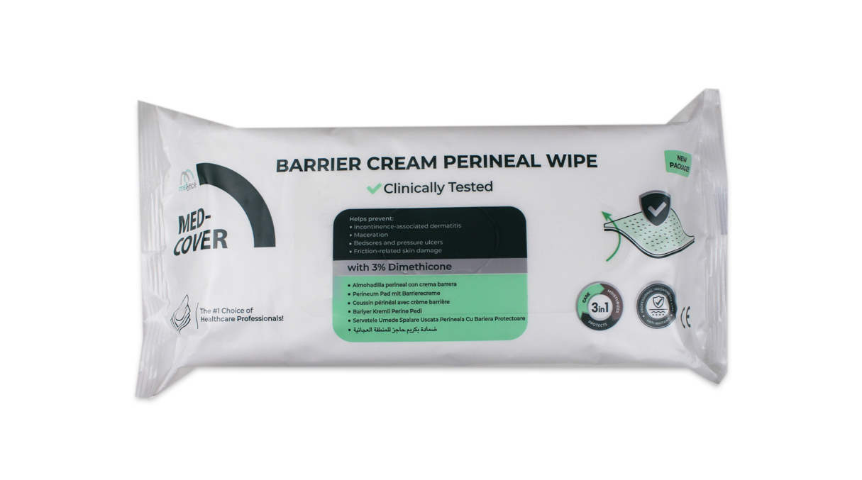 Waterless Washing Wipe with 3% Dimethicone, 25pcs