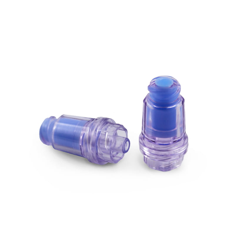 Blue Needleless Port, Valve
