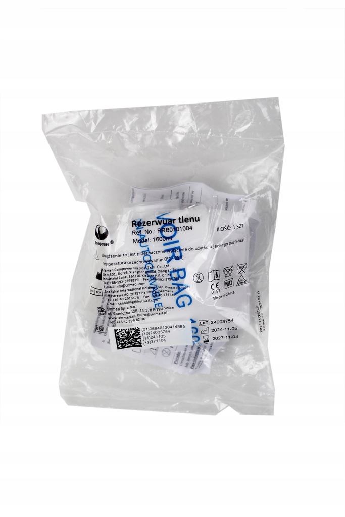 Oxygen Reservoir 1600 ml