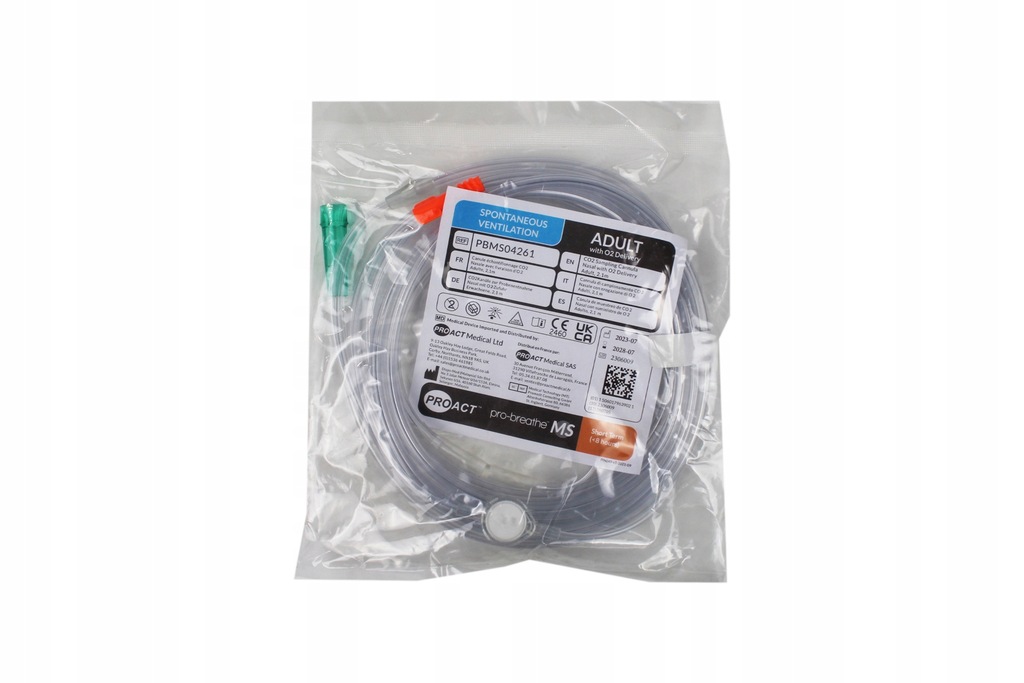 CO2 Sampling Nasal Cannula Pro Breath MS