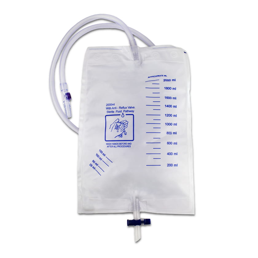 7-Day Urine Collection Bag, 120cm drainage tube