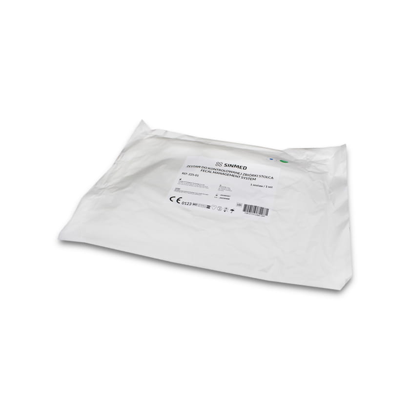 Set for controlled fecal collection