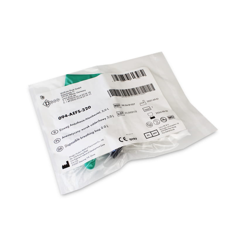 Disposable Breathing Bag 2.0L Anesthetic