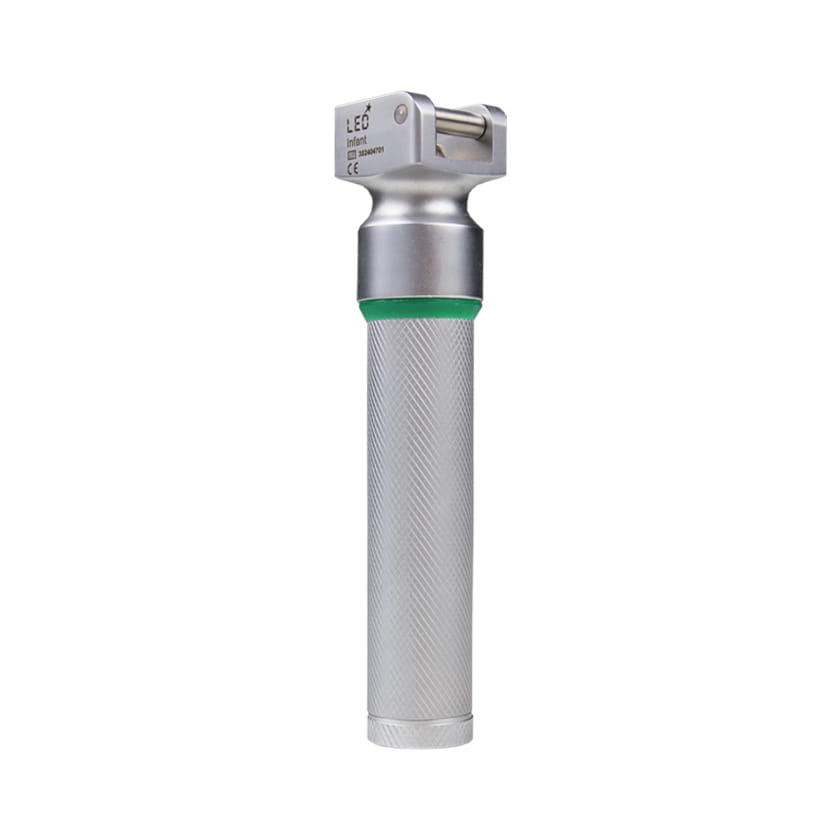 FO LED Laryngoscope Handle, Chrome-Plated Brass