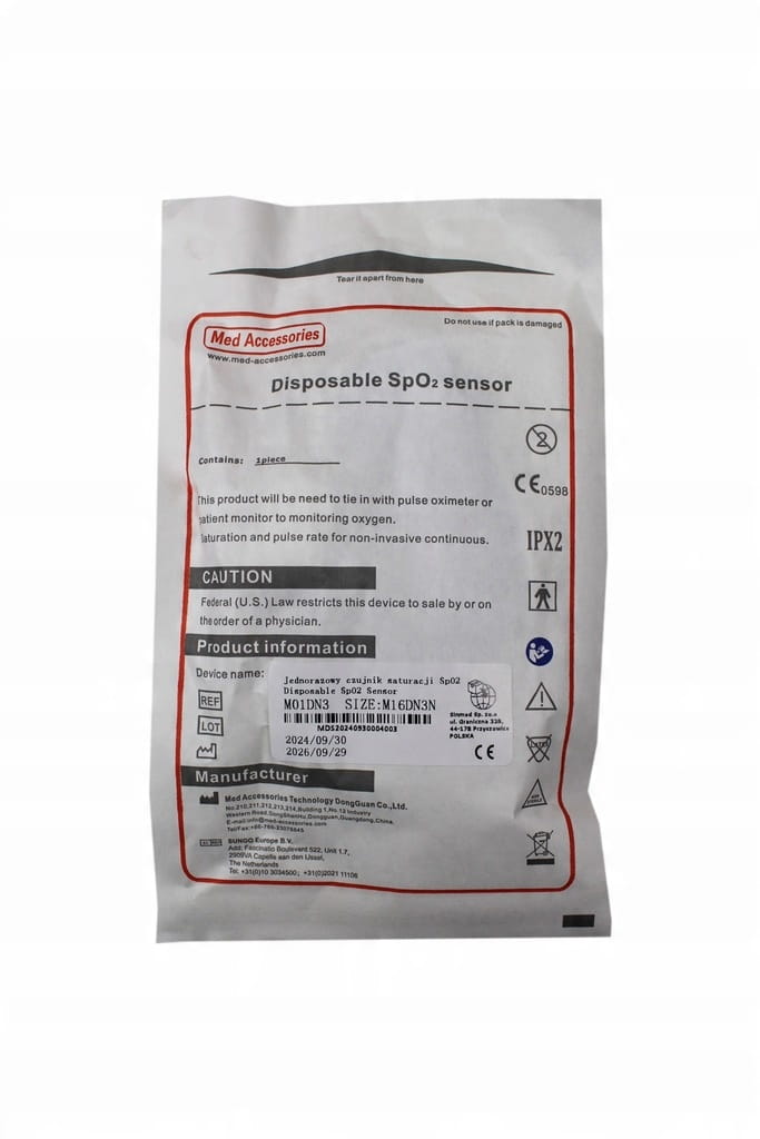 Disposable SpO2 Sensor | Nihon Kohden