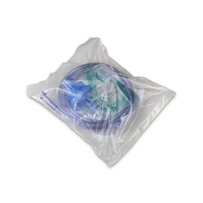 Oxygen mask with nebulizer, PVC-free