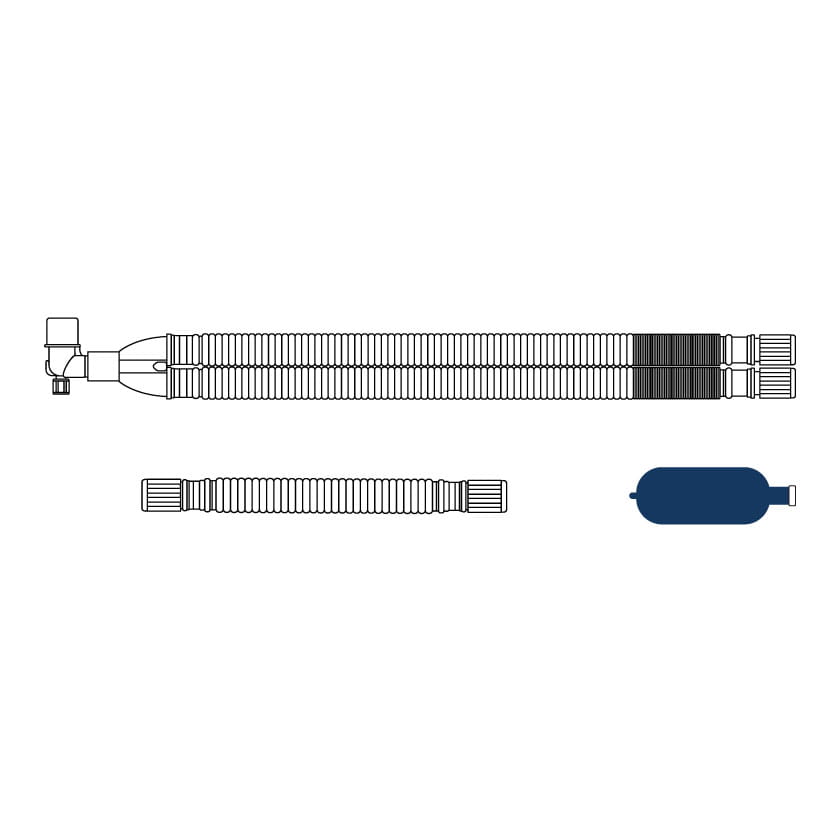 Expandable Breathing Circuit with Additional Limb and Bag