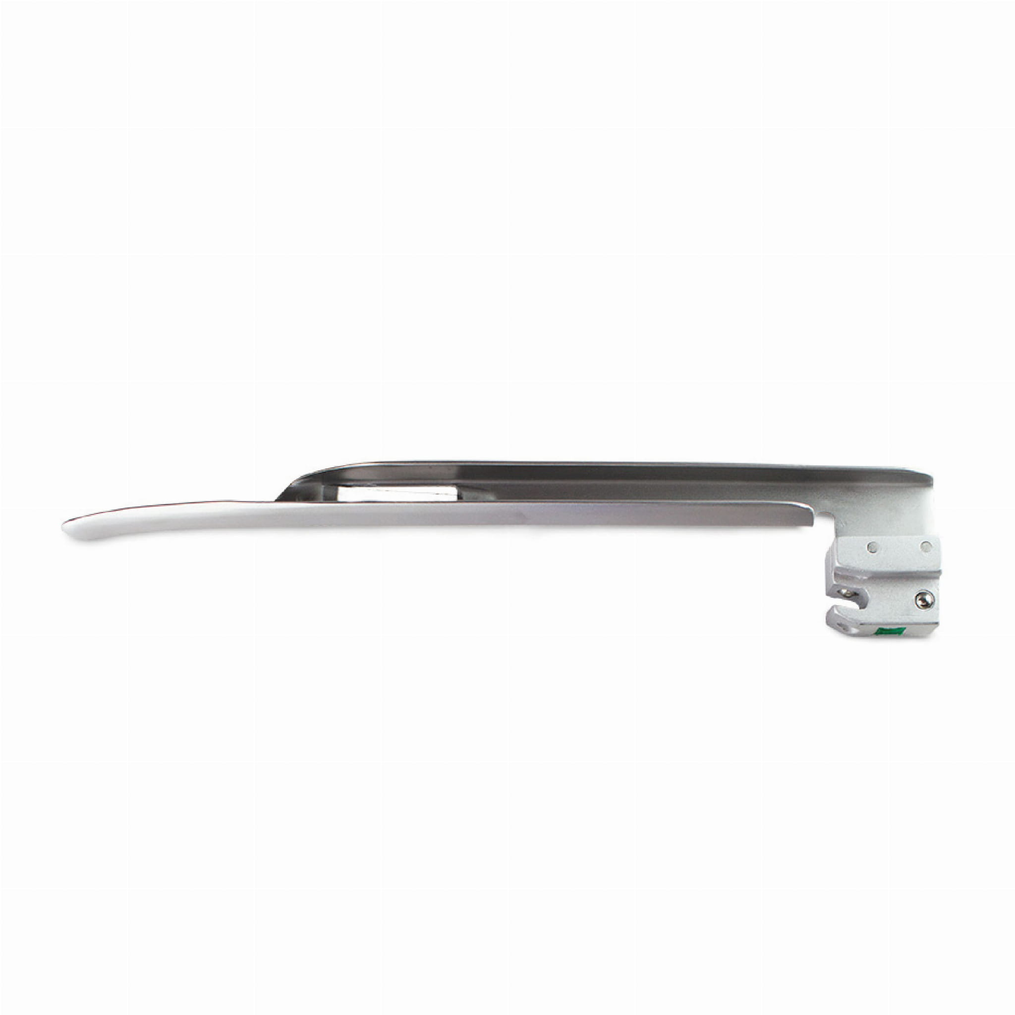 Disposable Laryngoscope Blade, Metal with Metal Base, Miller