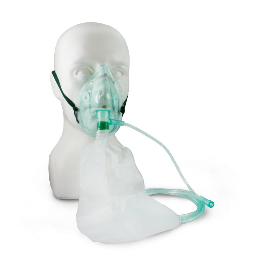Oxygen Mask with Reservoir Bag and Tubing