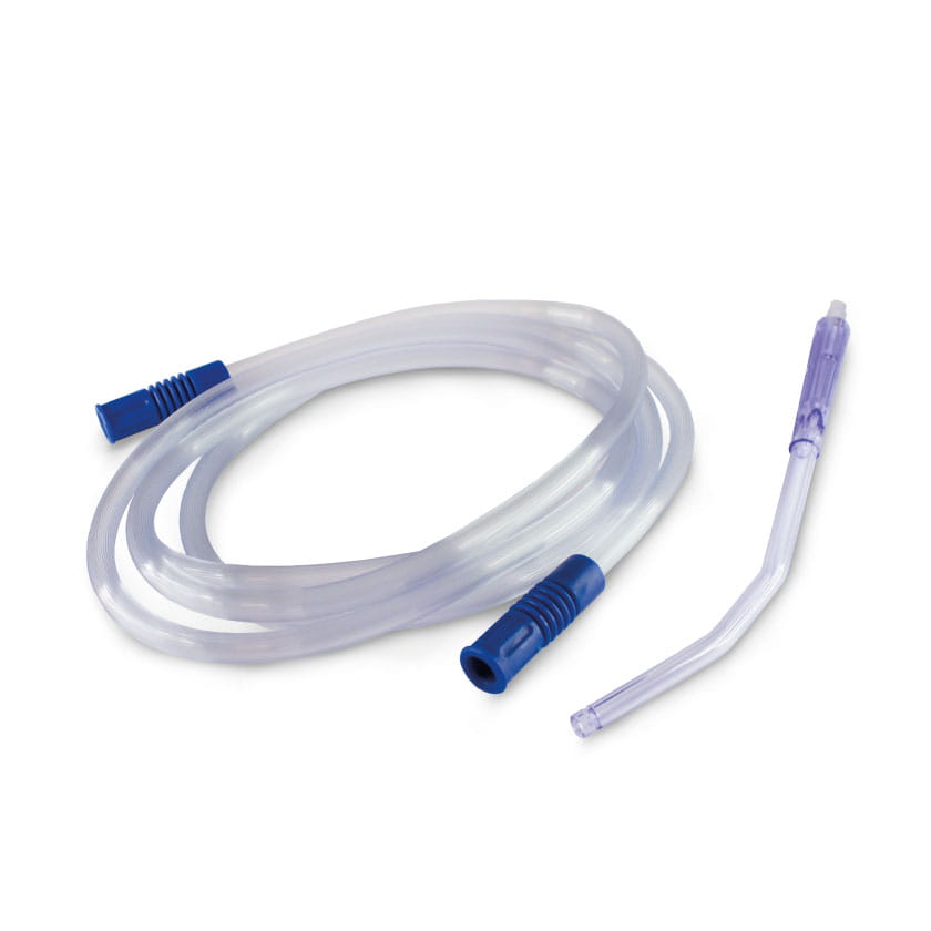 Suction set for surgical field with Yankauer tip