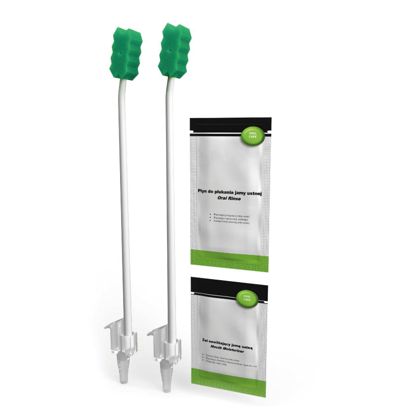 Oral Care Kit with Sponge, Hydrogen Peroxide and Applicator