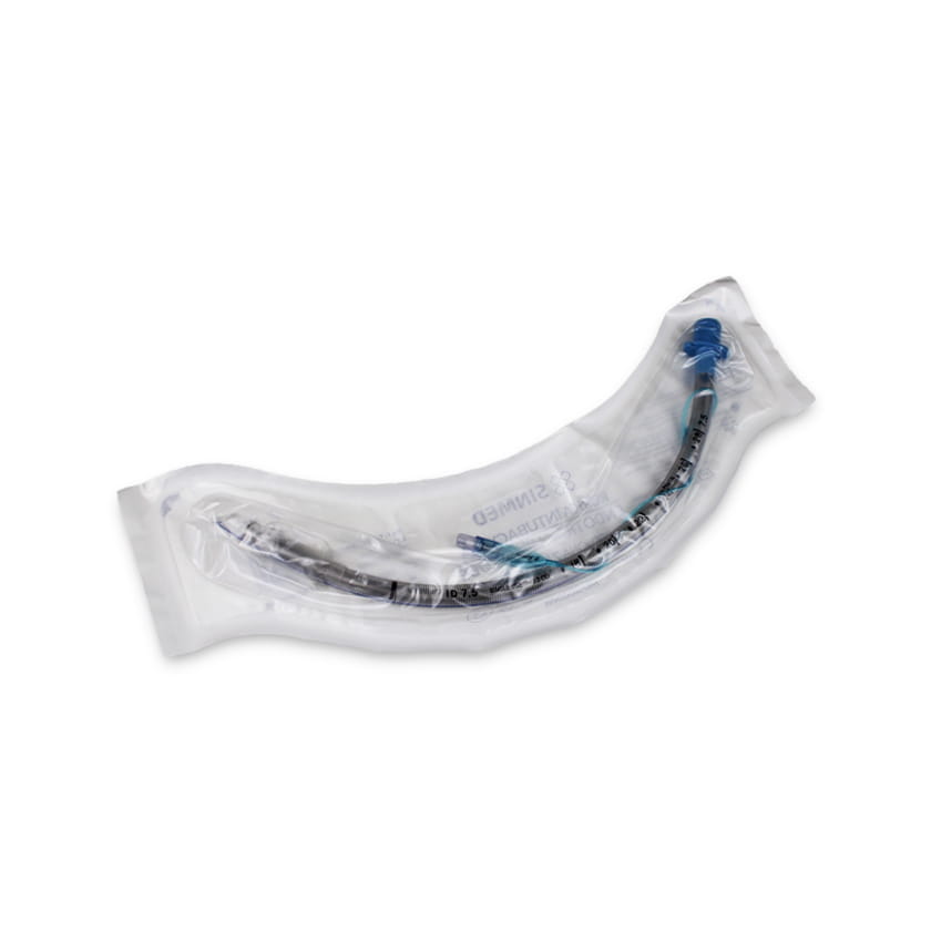 Reinforced Endotracheal Tube with Cuff - Siliconized
