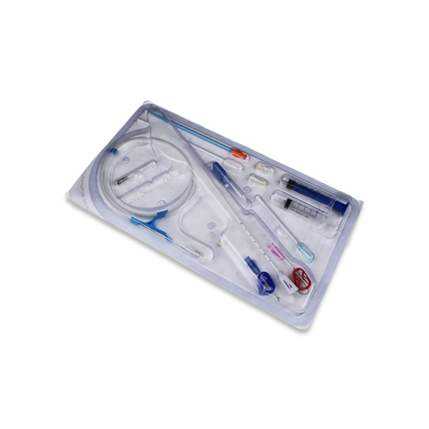 2-channel hemodialysis set