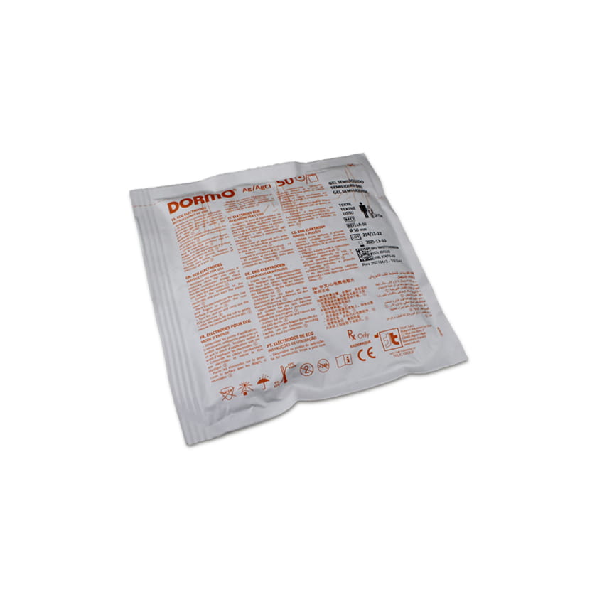 ECG Electrode 50 mm, semi-liquid gel, textile, pack of 50 pcs.
