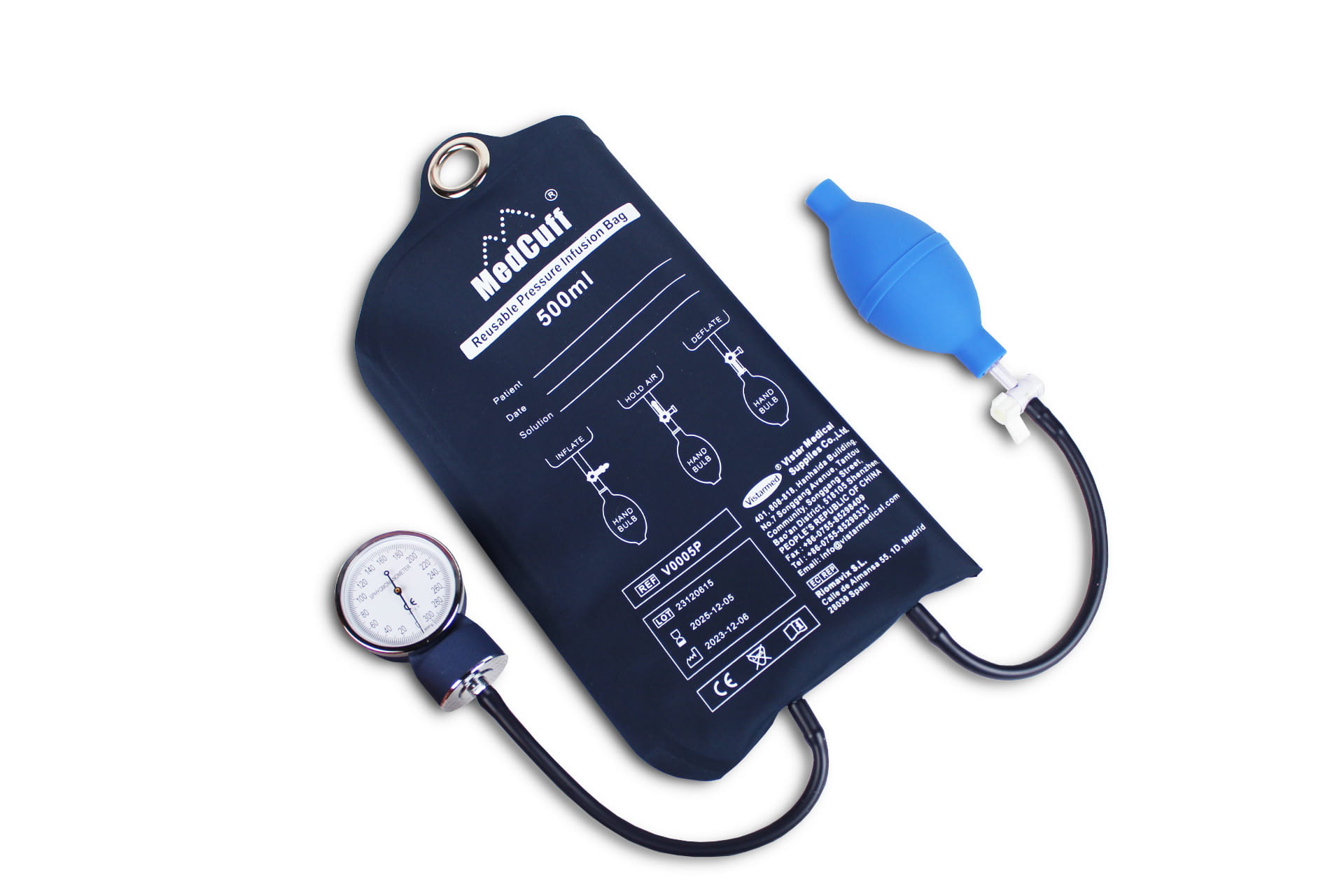 Reusable Infusion Pressure Cuff