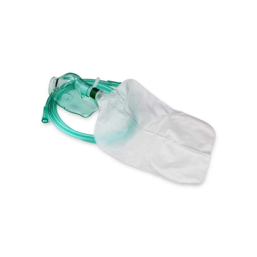Oxygen Mask with Reservoir Bag, DEHP-Free